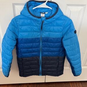 Boys Blue Gap Puffer Jacket
